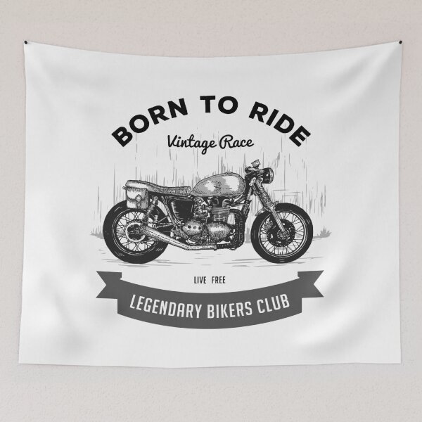 Item preview, Born to ride Vintage Race T-shirt designed and sold by Fashion Crimson.