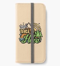 Faire une promenade Étui portefeuille/coque/skin iPhone