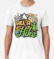 Eine Wanderung machen Männer Premium T-Shirts