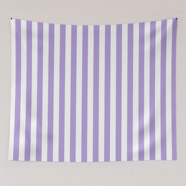 Item preview, Light Pastel Purple Violet and White Vertical Stripes designed and sold by ColorPatterns.