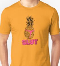 Ananas Schlampe Slim Fit T-Shirt