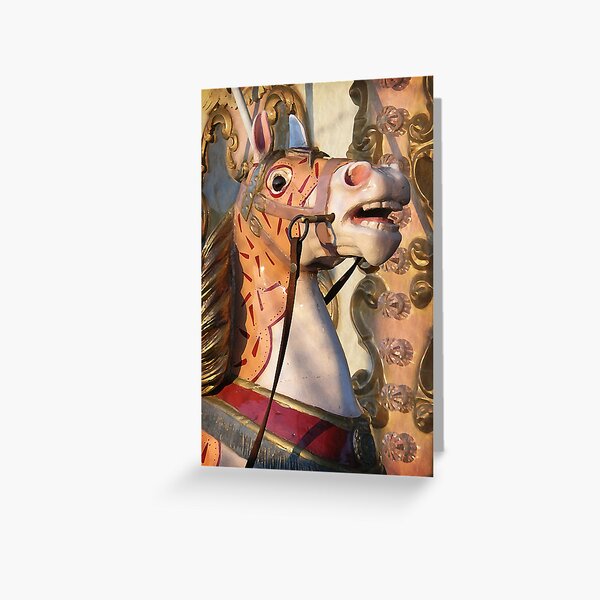 don't scare the horses Greeting Card