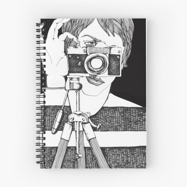 Item preview, man with vintage ZENIT camera designed and sold by Bokonah.