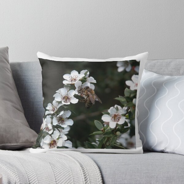 Item preview, Bee on a Tea Tree Blossom, Boat Harbour, Tasmania, Australia. designed and sold by kaysharp.