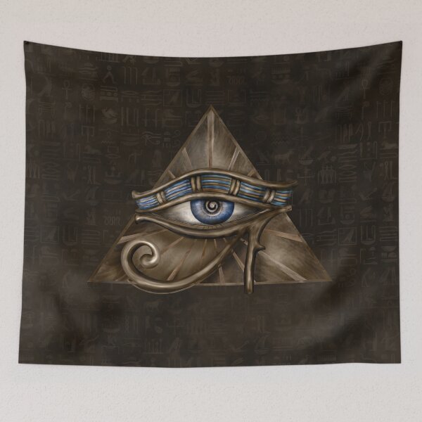 Item preview, Egyptian Eye of Horus - Wadjet Digital Art designed and sold by Nartissima.