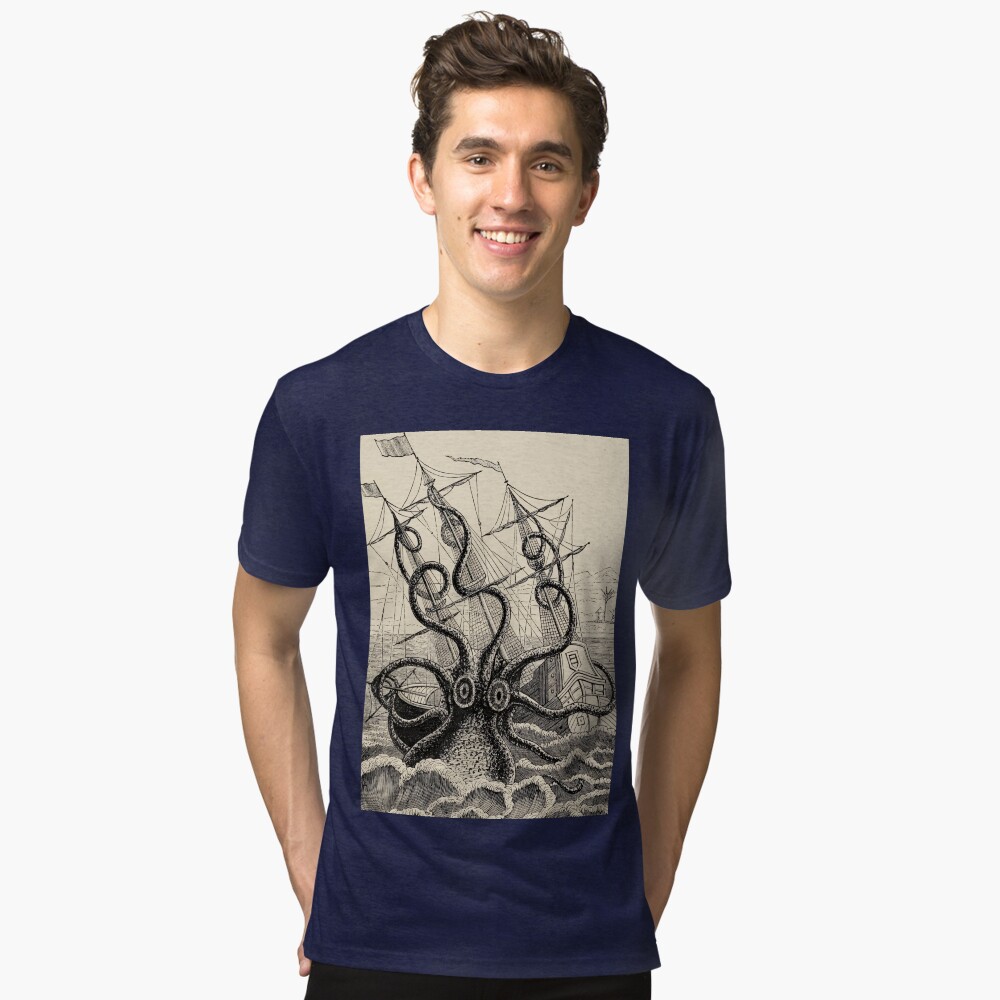 Item preview, Tri-blend T-Shirt designed and sold by monsterplanet.