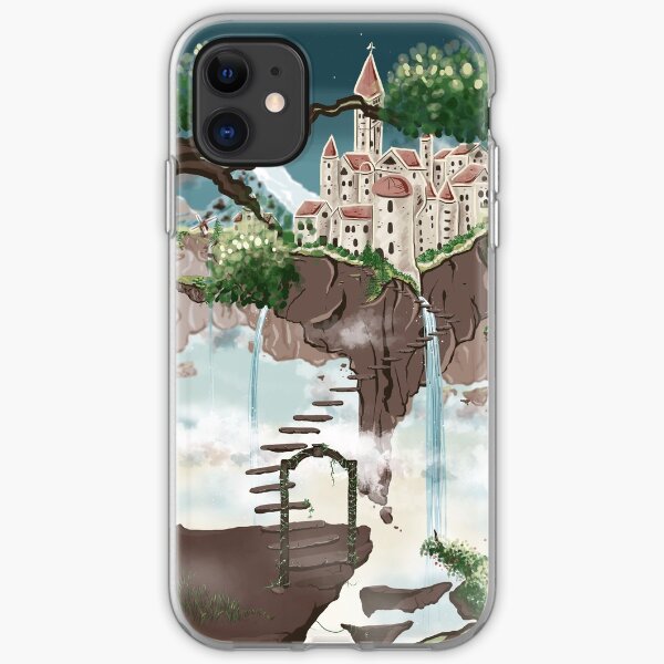 Monde imaginaire 'les îles flottantes' Coque souple iPhone