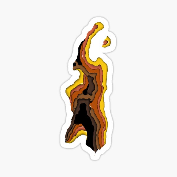 Illusion d'optique 'Couleurs d'automne' Sticker