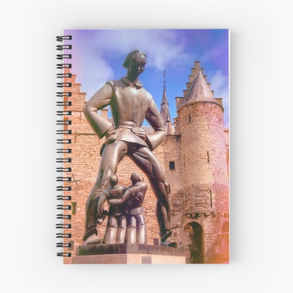 Item preview, The statue De Lange Wapper in front of castle Het Steen in Antwerp designed and sold by CameliaC.