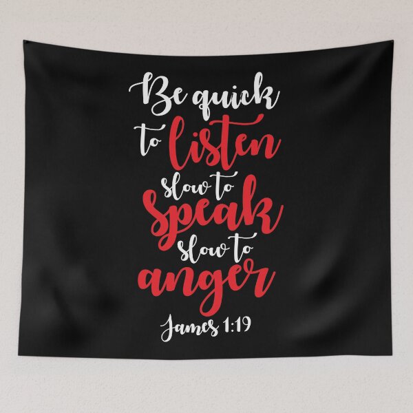 Item preview, James 1:19 designed and sold by plushism.