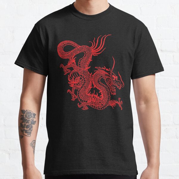 Red Chinese Dragon Classic T-Shirt