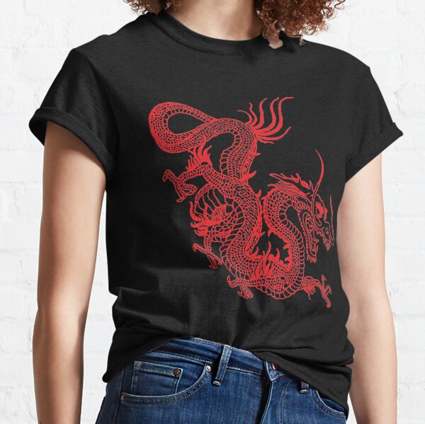 Red Chinese Dragon Classic T-Shirt