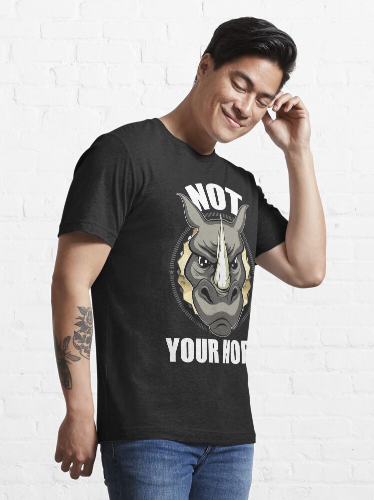 Alternate view of VeganChic ~ Not Your Horn Essential T-Shirt