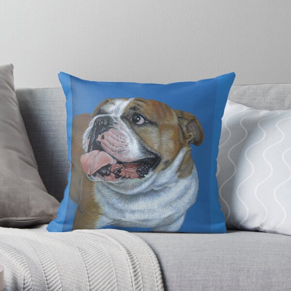 Cojines Y Almohadas Bulldog Ingl C3 A9s Redbubble