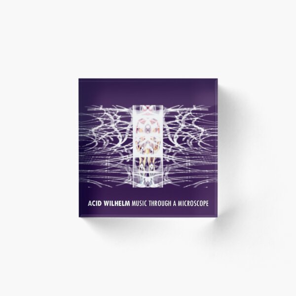 Music Through a Microscope (cover) Acrylic Block
