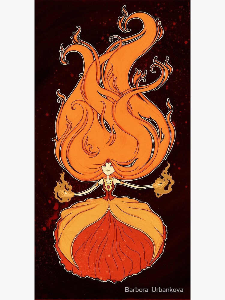 Discover Princess of Flame Premium Matte Vertical Poster
