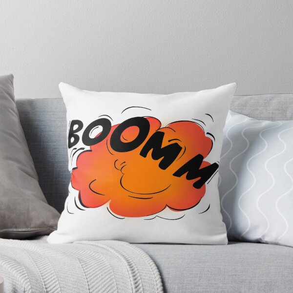 Boomm Throw Pillow