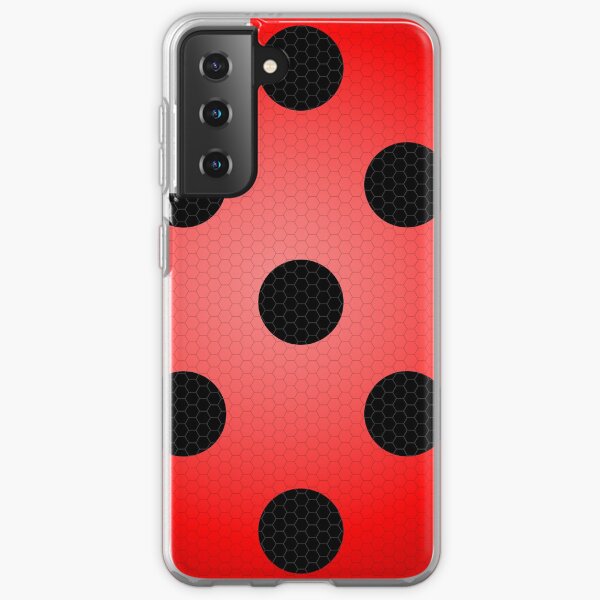 Ladybug Spotted Hexagon Pattern Samsung Galaxy Soft Case