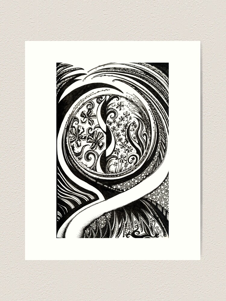 Thumbnail 2 of 3, Art Print, Midsummer Waves designed and sold by Danielle Scott.