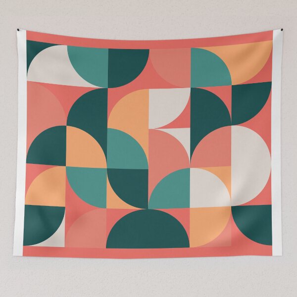 Item preview, Mid Century Geometric 19 designed and sold by theoldartstudio.