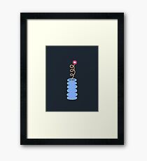 Lustige Blume Gerahmtes Wandbild