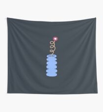 Lustige Blume Wandbehang
