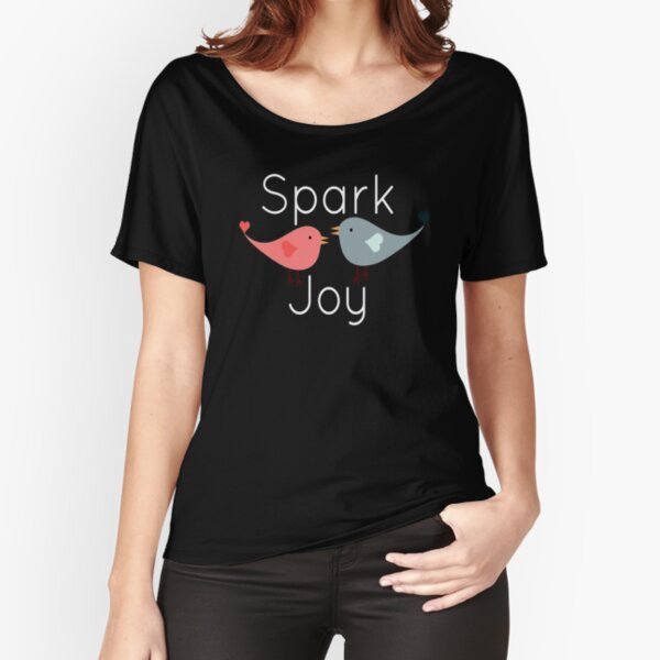 Item preview, Spark Joy Tidying Japanese t-shirt designed and sold by Discofunkster.