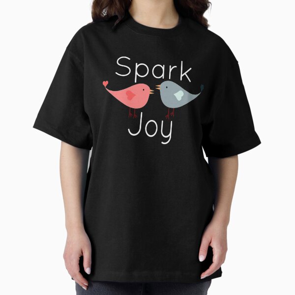 Item preview, Spark Joy Tidying Japanese t-shirt designed and sold by Discofunkster.