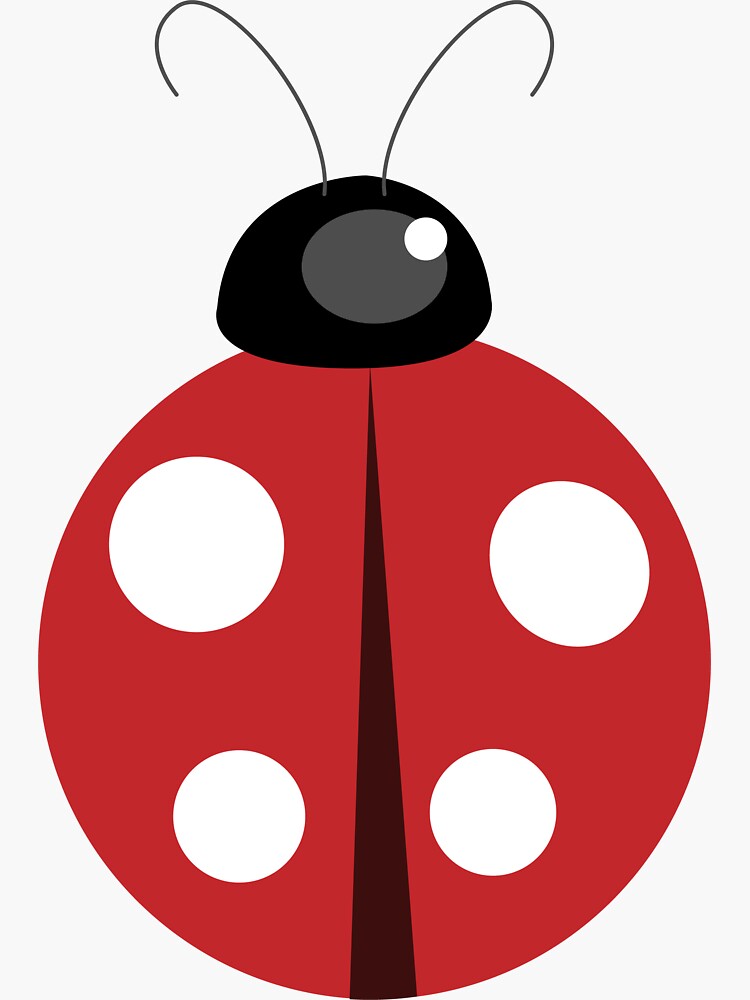 Pretty Ladybug Sticker