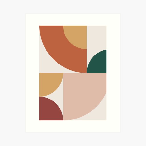 Abstract Geometric 13 Art Print