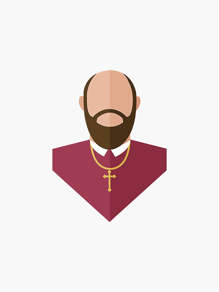 Thumbnail 3 of 3, Sticker, St. Francis de Sales designed and sold by mikbails.
