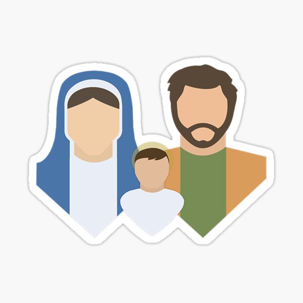 The Holy Family Sticker