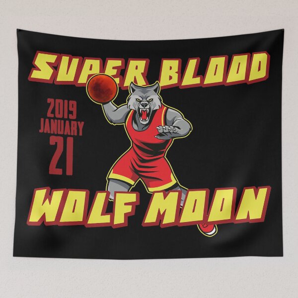 Item preview, Super Blood Wolf Moon Lunar Eclipse 2019 T-Shirt designed and sold by trendo.