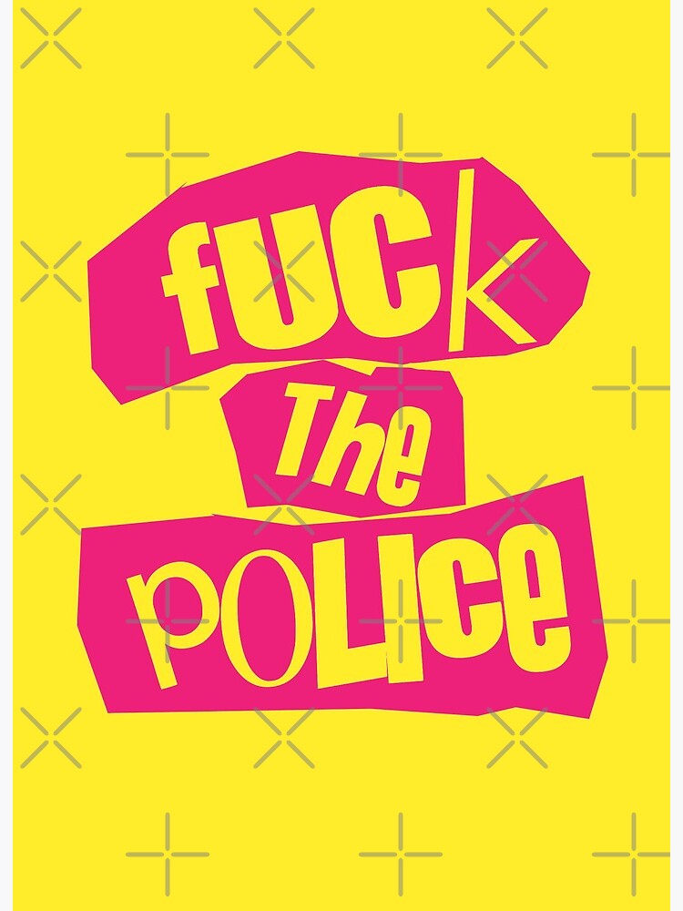 Fuck the police cat Art Board Print for Sale by BigPoiasa