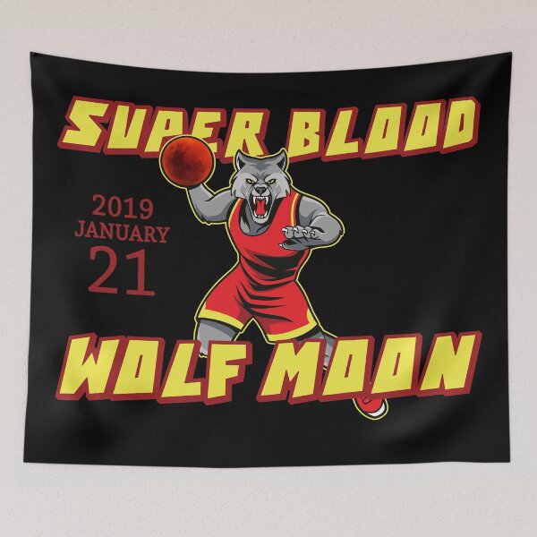 Item preview, Super Blood Wolf Moon Lunar Eclipse 2019 T-Shirt designed and sold by trendo.