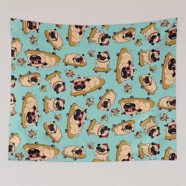 Item preview, Skateboarding Pugs designed and sold by Ken Hamala.
