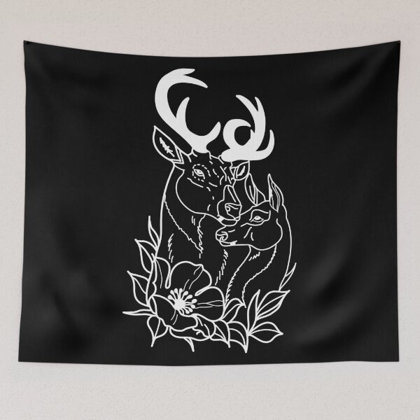 Item preview, Deer in Tattoo Style designed and sold by jesper0546.