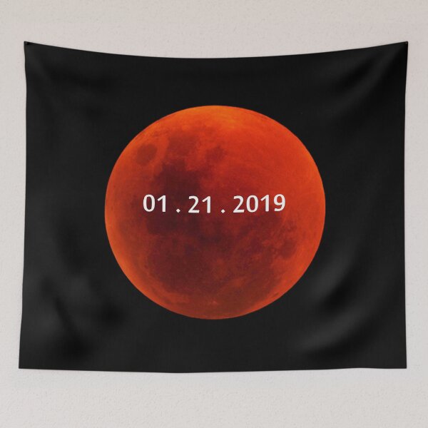Item preview, Super Blood Wolf Moon Lunar Eclipse 2019 T-Shirt designed and sold by trendo.