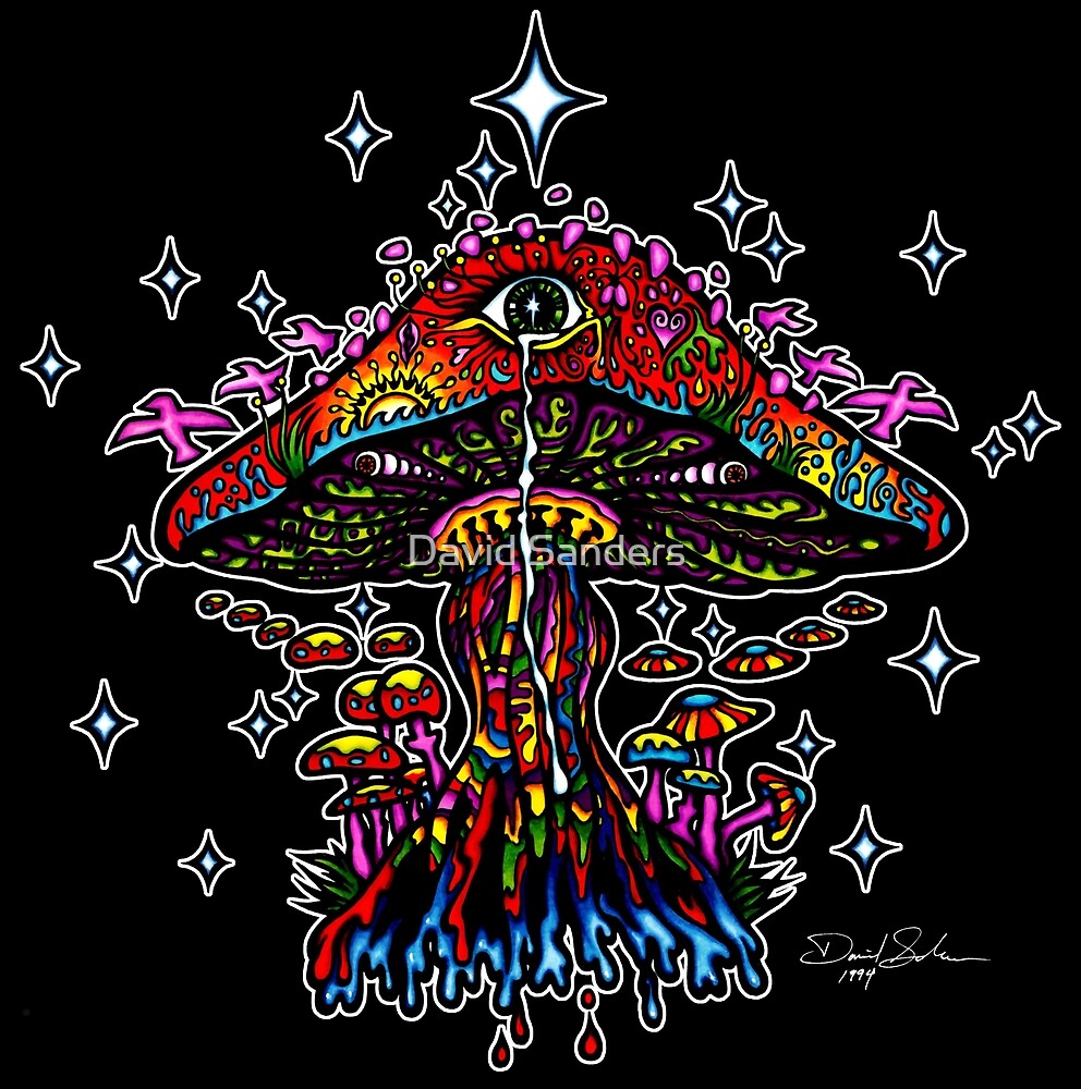 "Eye Mushroom" by David Sanders Redbubble