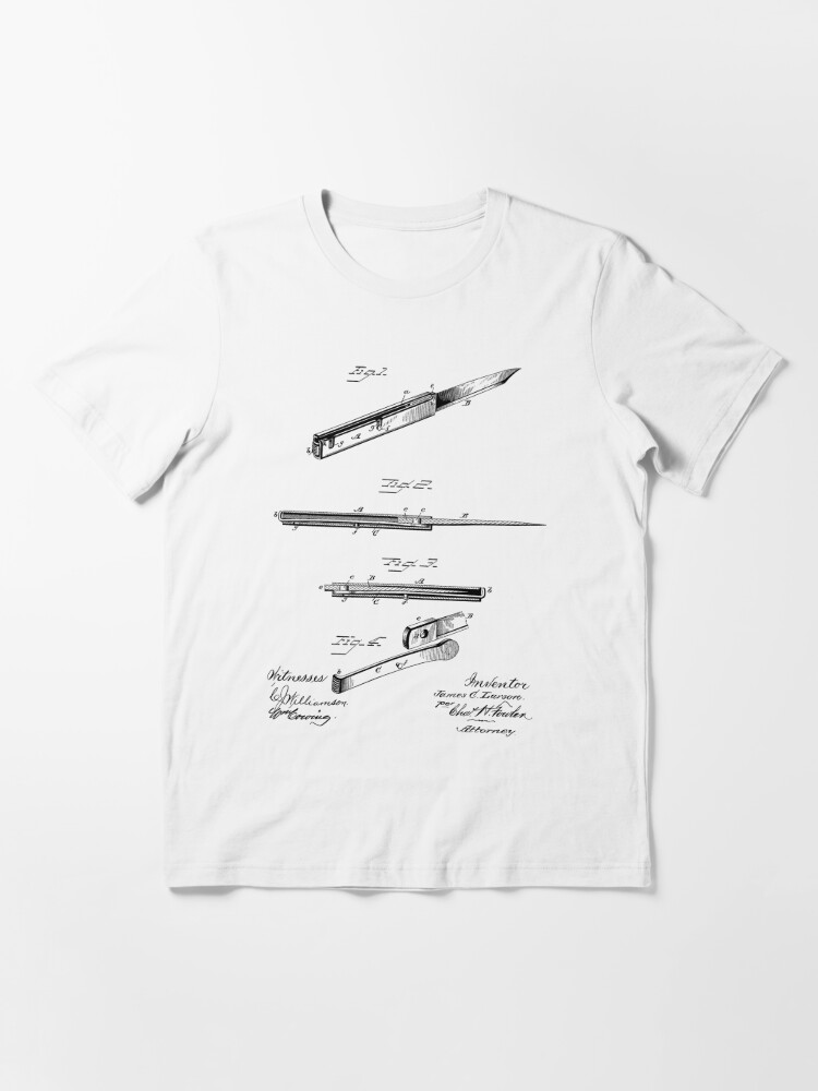 TheYoungDesigns Goal Vintage Patent Hand Drawing T-Shirt