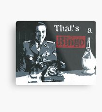 Lienzo metálico Eso es un Bingo!