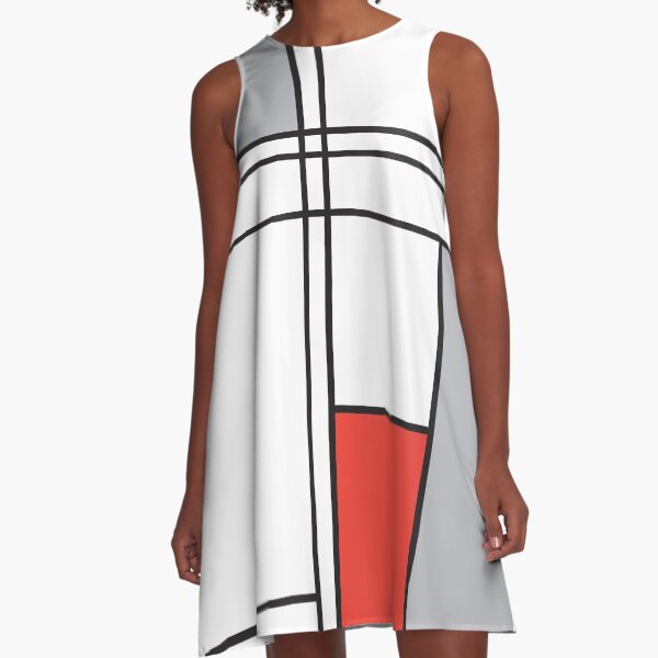 Abstract#41 A-Line Dress