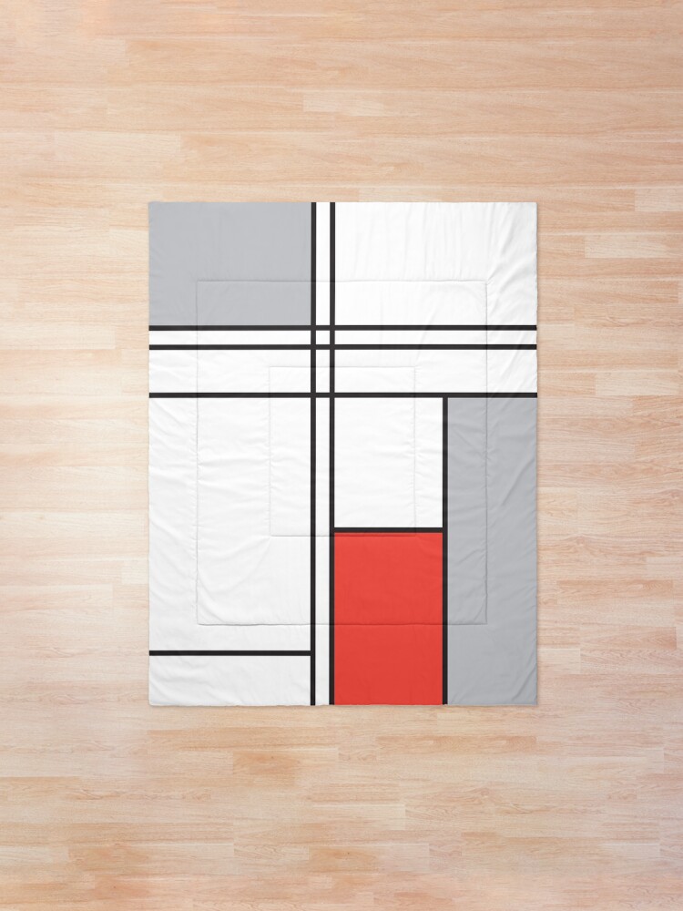 Alternate view of Abstract#41 Comforter