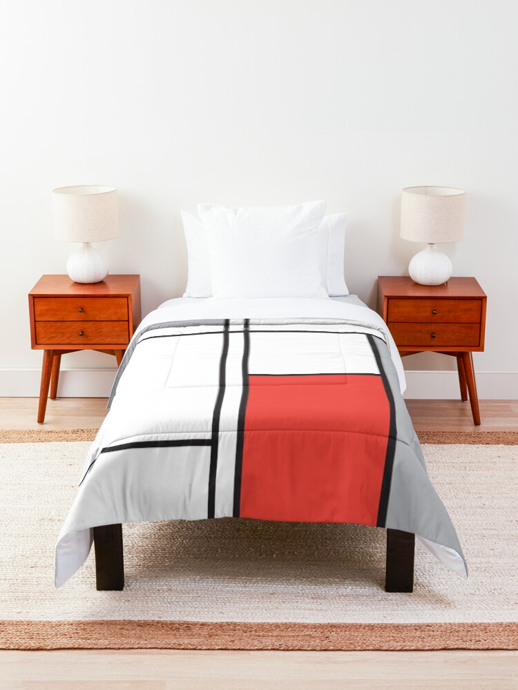 Alternate view of Abstract#41 Comforter