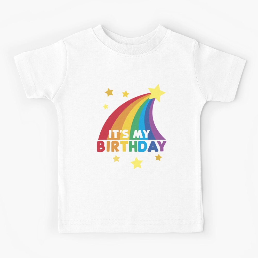 rainbow birthday shirt