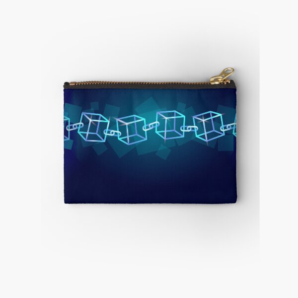 Item preview,  Blue Glowing Neon Cube Chain designed and sold by LuckyStep.