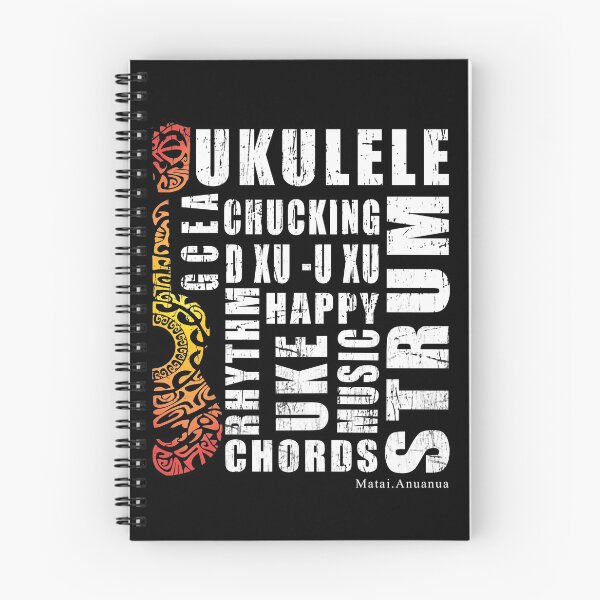 Item preview, UKULELE TATTOO Tribal PATTERN - MUSIC WORDS  designed and sold by matai-anuanua.