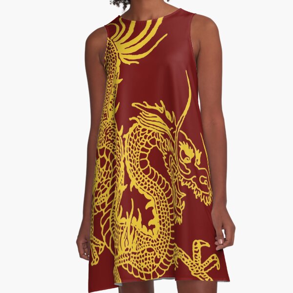Item preview, Yellow (Golden) Chinese Dragon designed and sold by EddieBalevo.