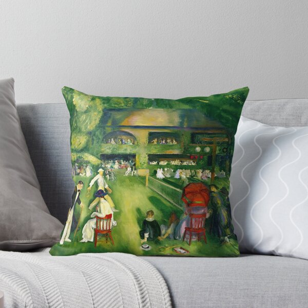 Item preview, George Bellows - Tennis at Newport (new color edit) designed and sold by DejaVuStudio.
