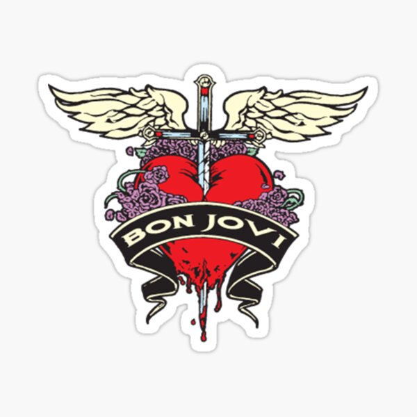 Logo de Bon Jovi Pegatina